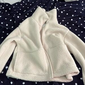 women’s large, cream colored jacket from H&M